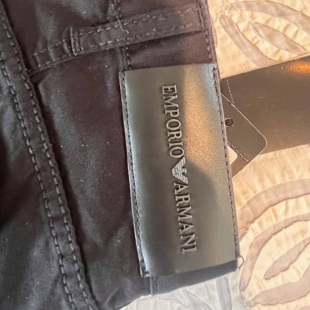 Men's Emporio Armani NWT Black Pants